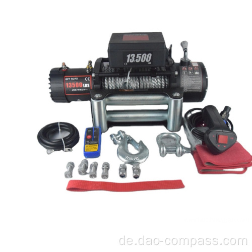 13500Lbs 12V 24V Auto Jeep Auto Elektrische Winde